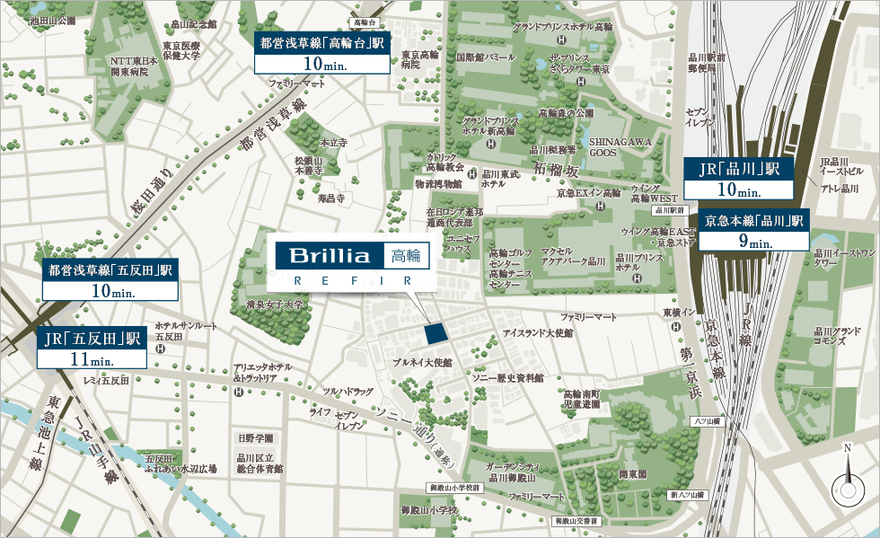 現地案内図