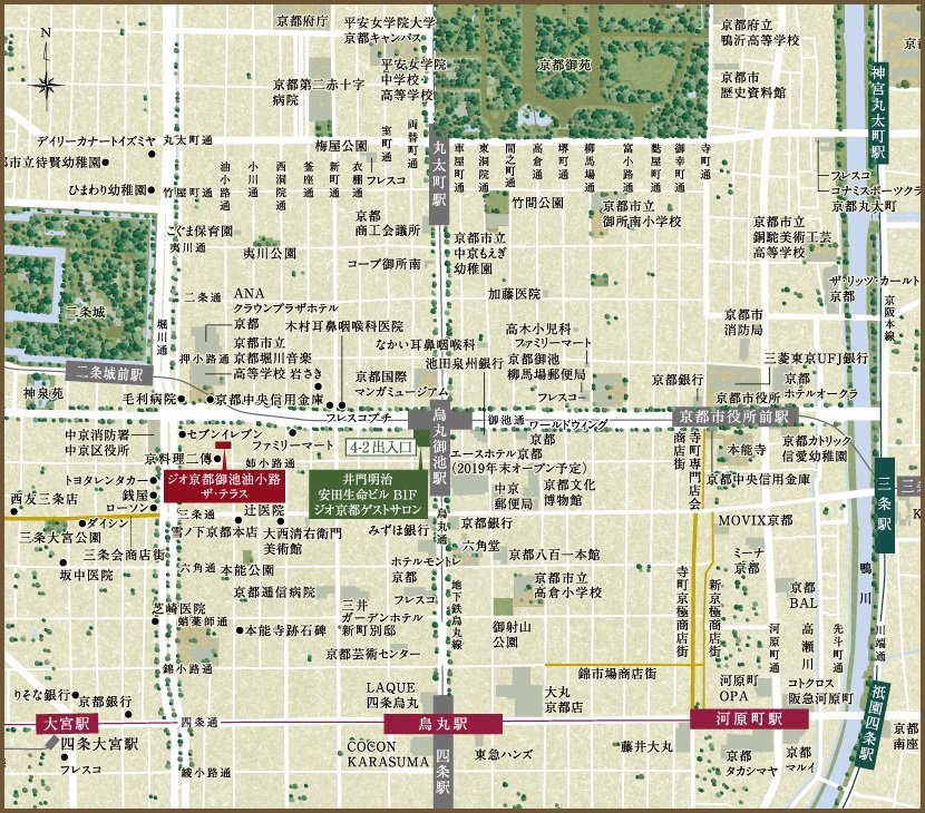 現地案内図