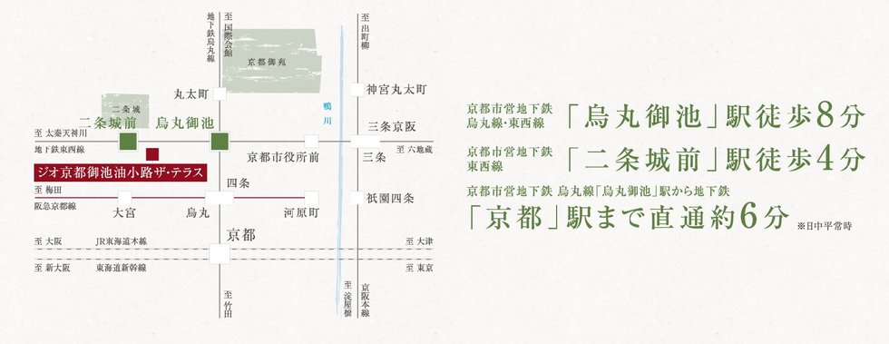 路線アクセス図
