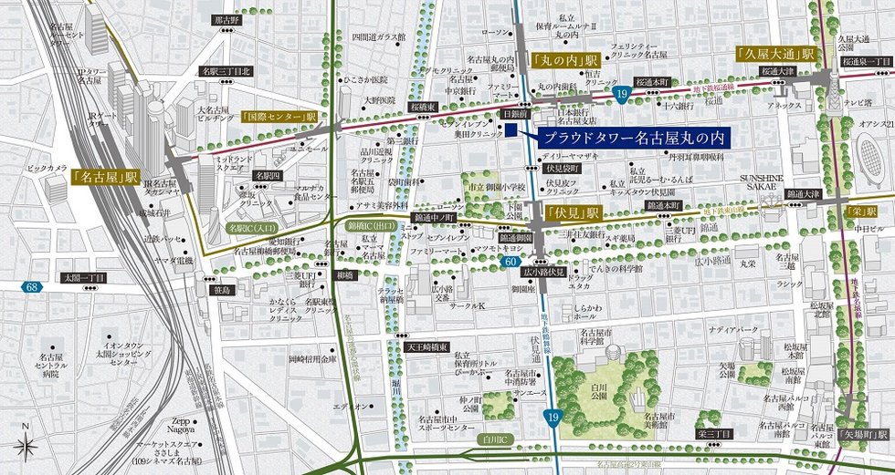 現地案内図