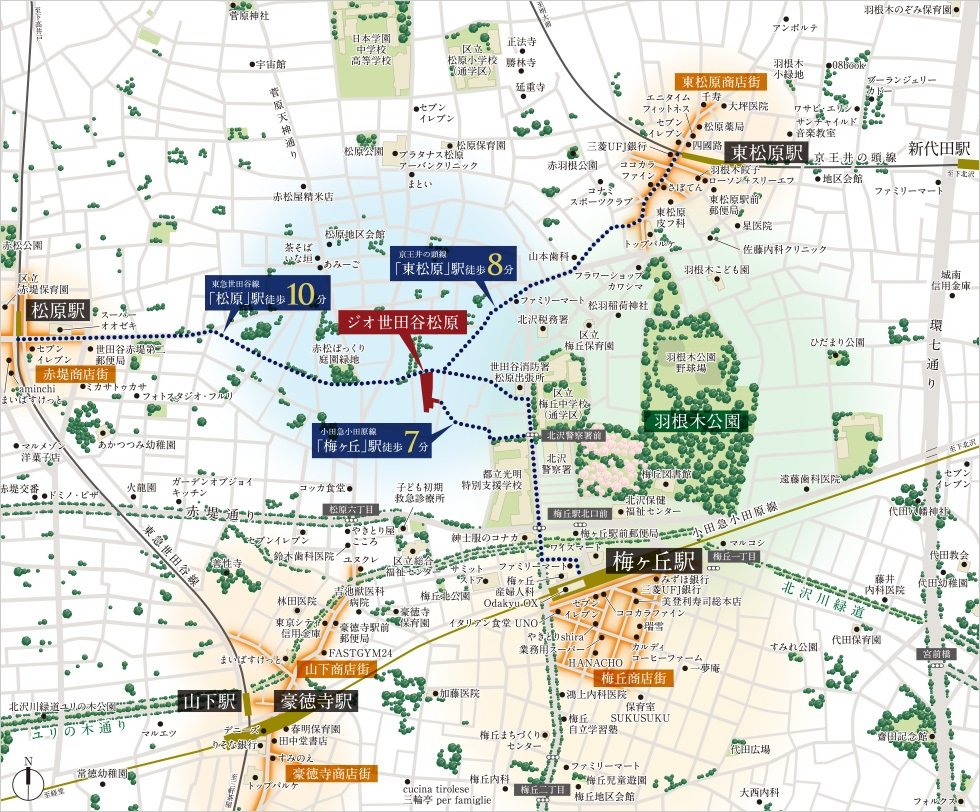 現地案内図