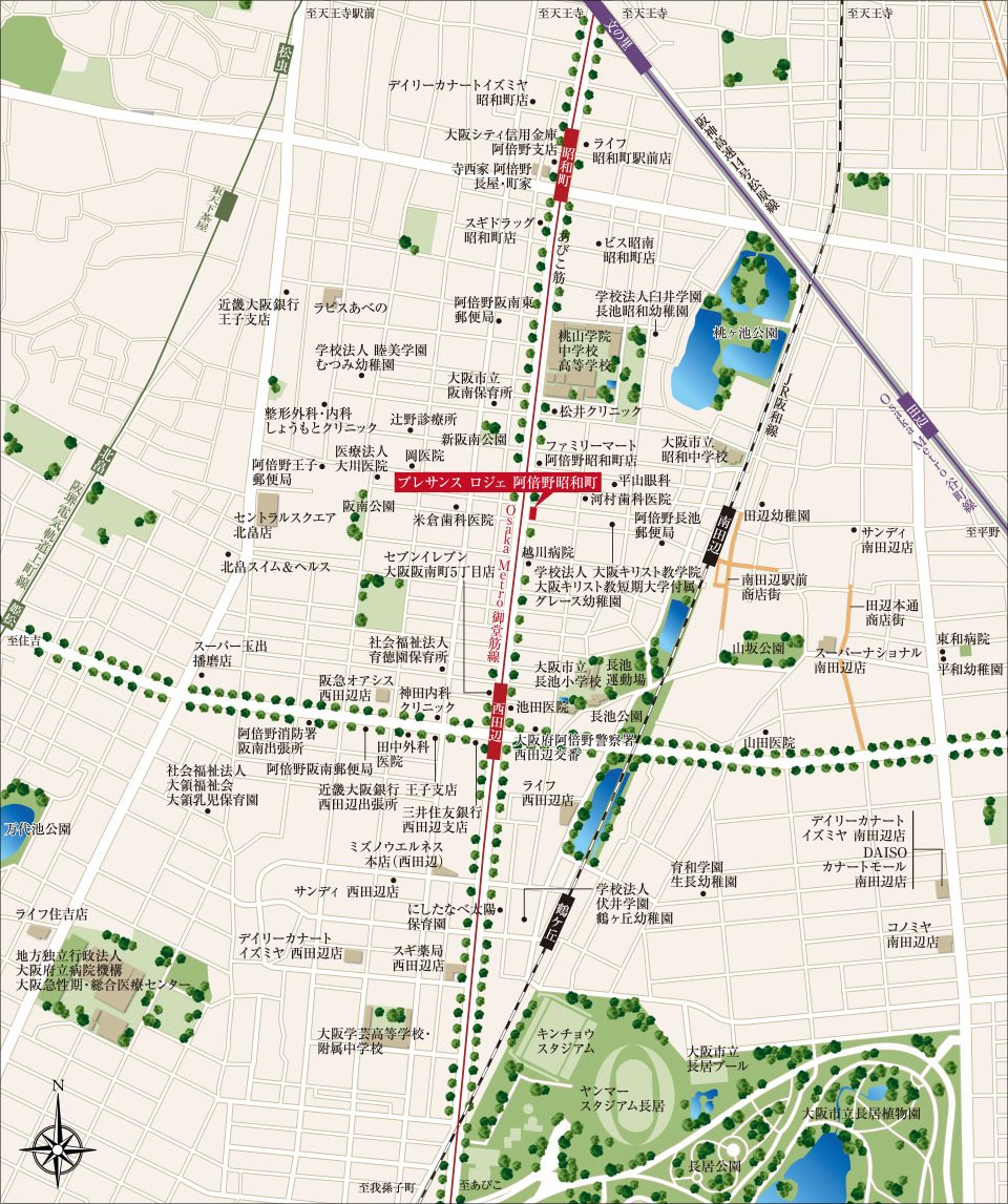 現地案内図