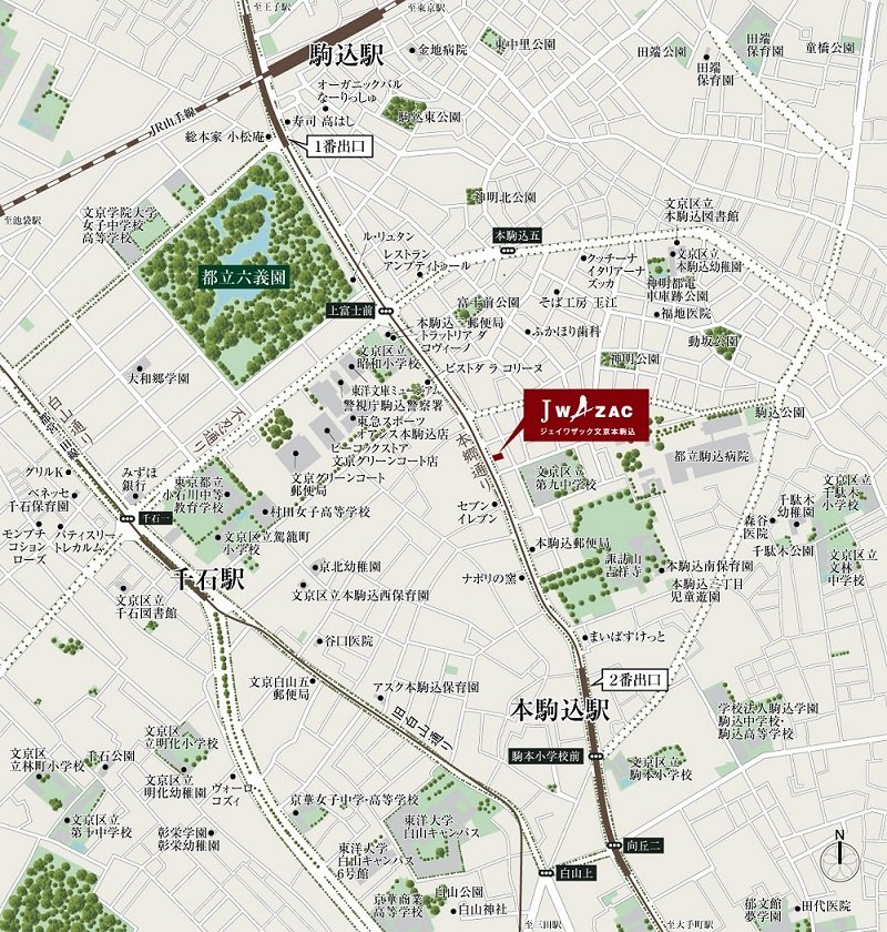 現地案内図