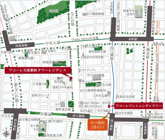 マンションギャラリー案内図