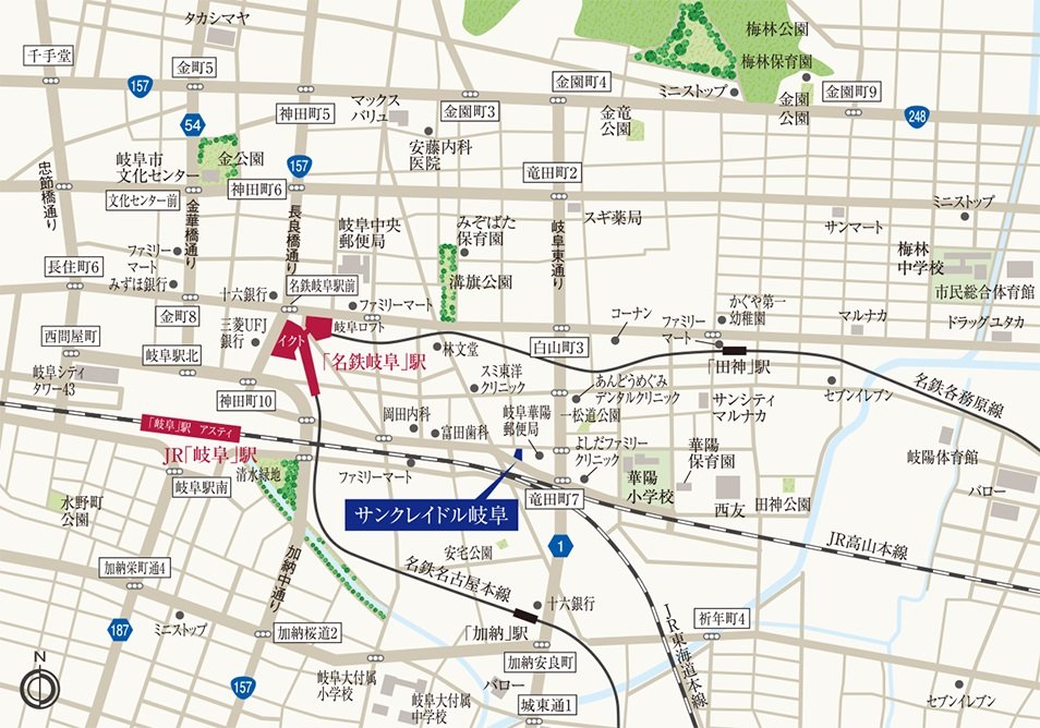 現地案内図