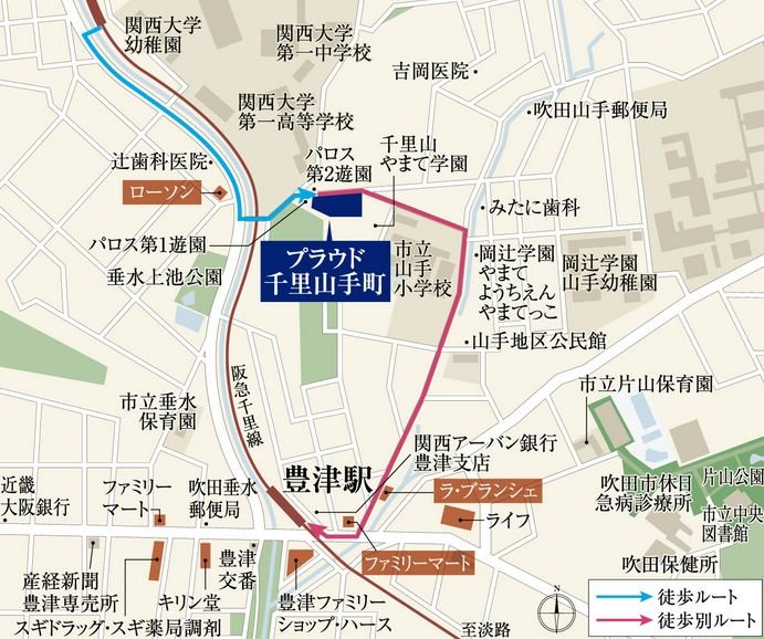 現地案内図