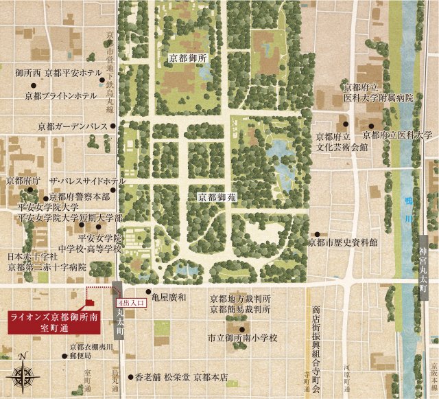 現地案内図