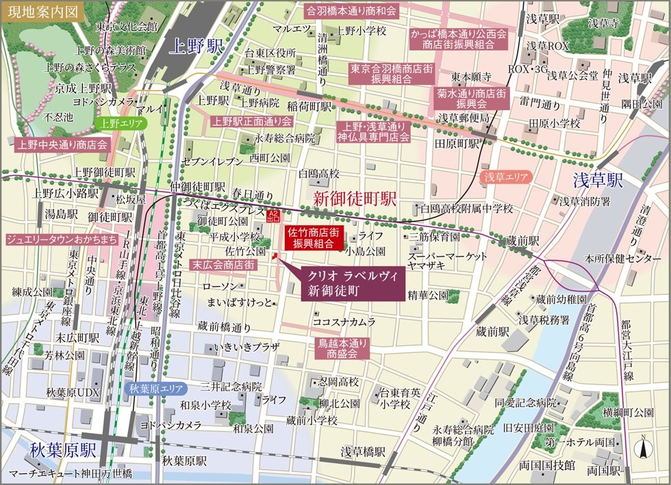 現地案内図