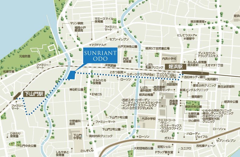 現地案内図