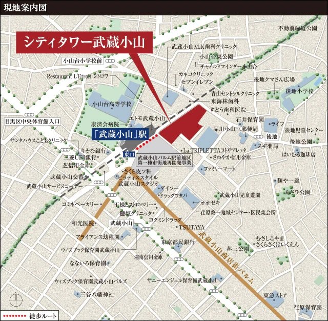 アットホーム シティタワー武蔵小山の地図印刷画面 新築マンション 分譲マンション アットホーム シティタワー武蔵小山の地図印刷画面 新築マンション 分譲マンション