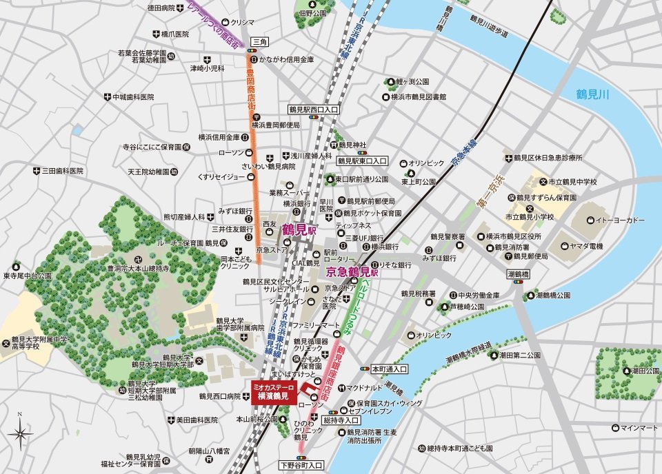現地案内図