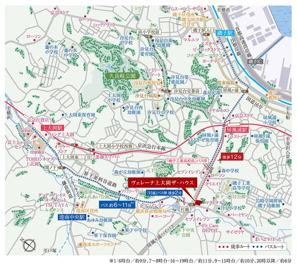 現地案内図