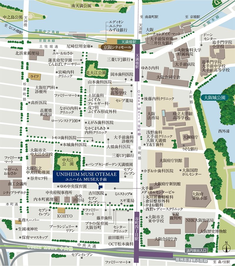 現地案内図