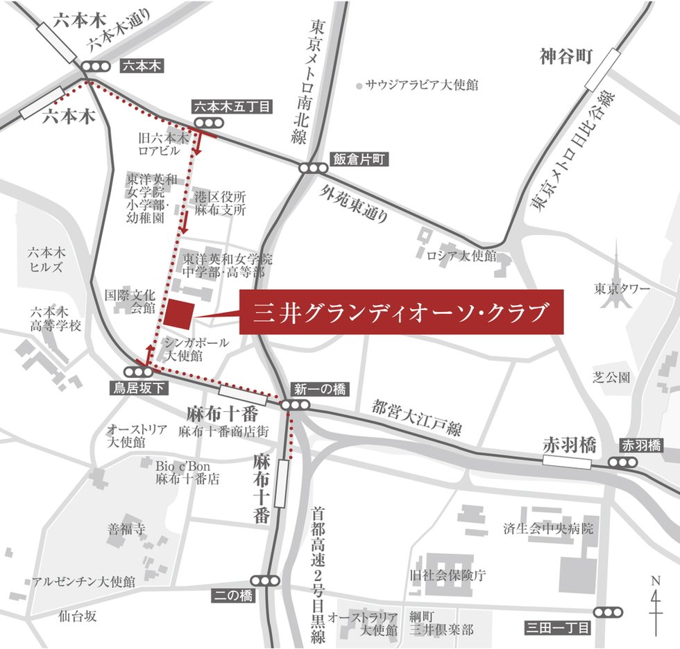 モデルルーム案内図