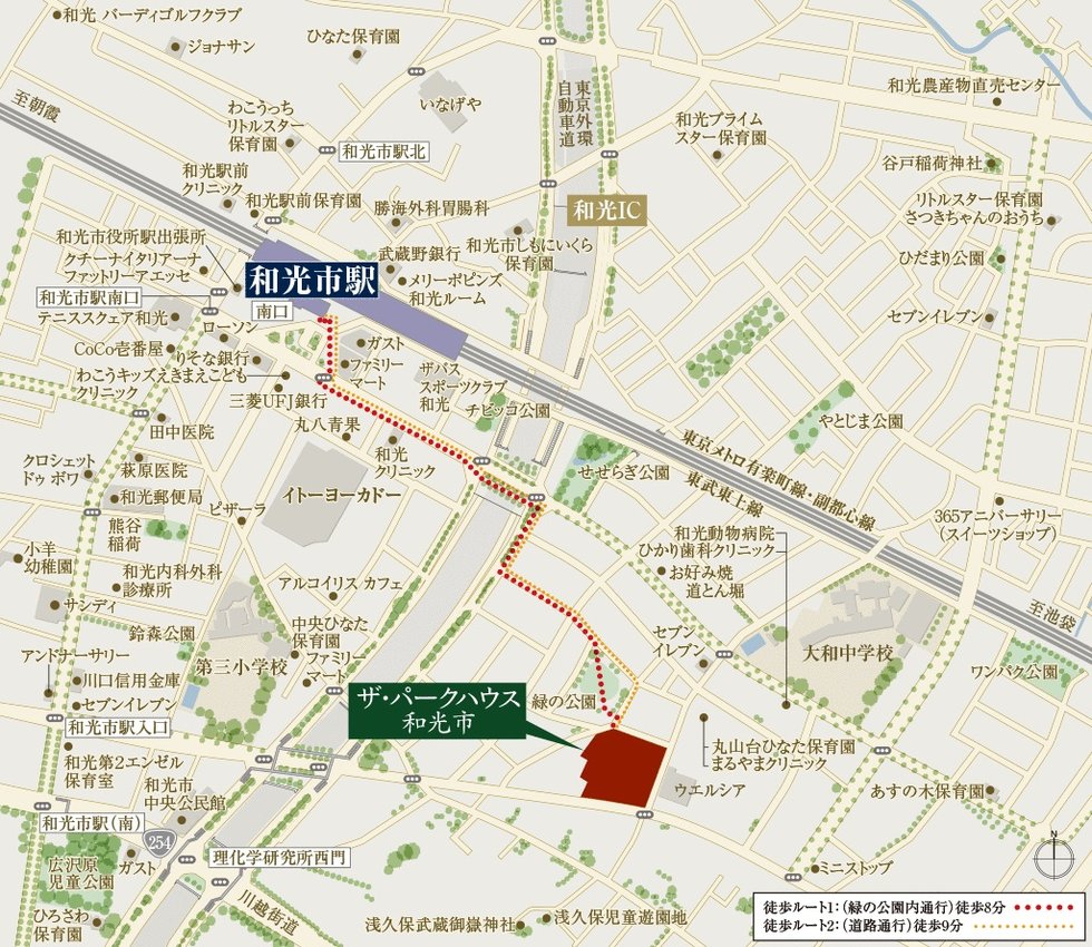 現地案内図