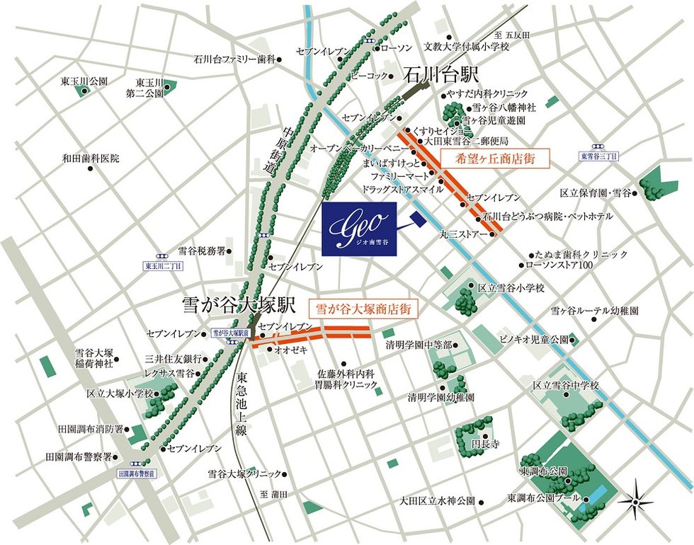 現地案内図