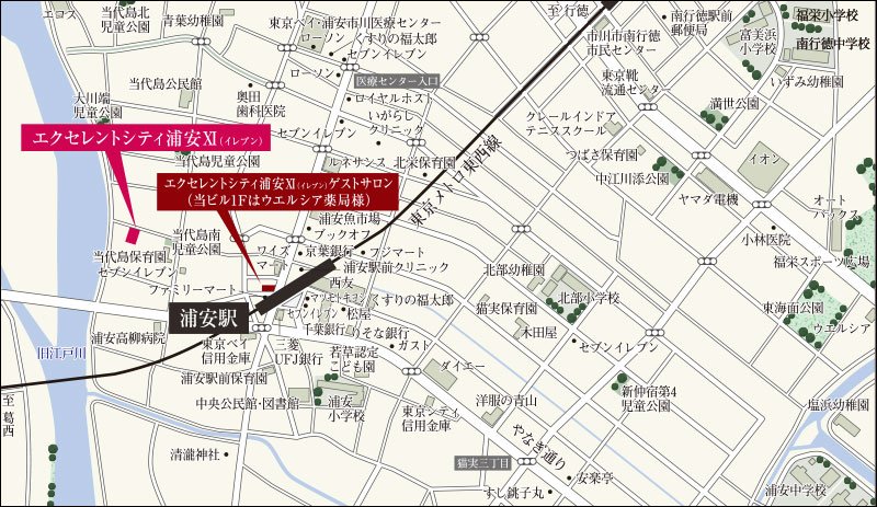 現地案内図