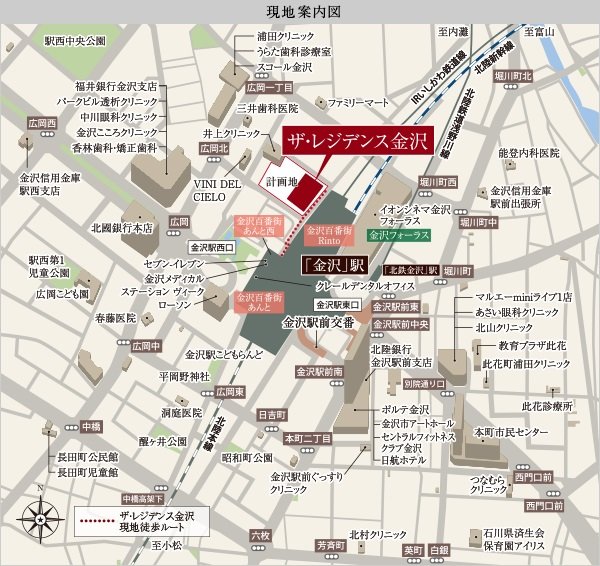 現地案内図