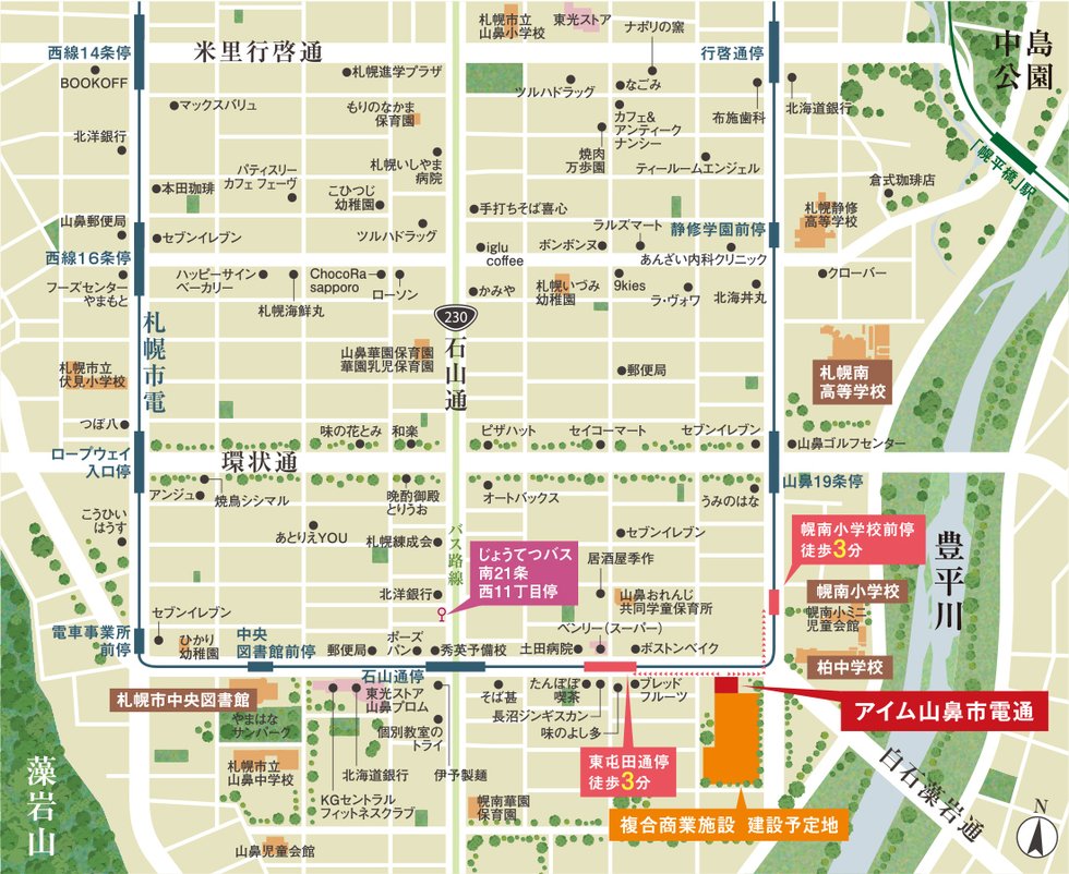 現地案内図