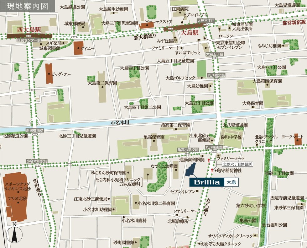 現地案内図