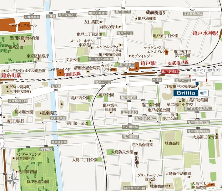 現地案内図