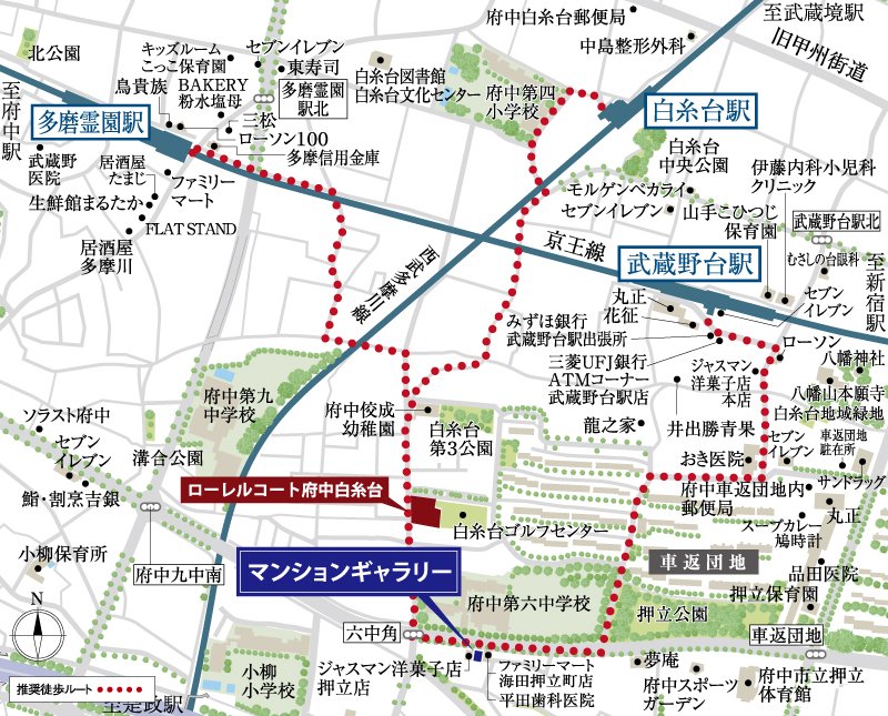 マンションギャラリー案内図