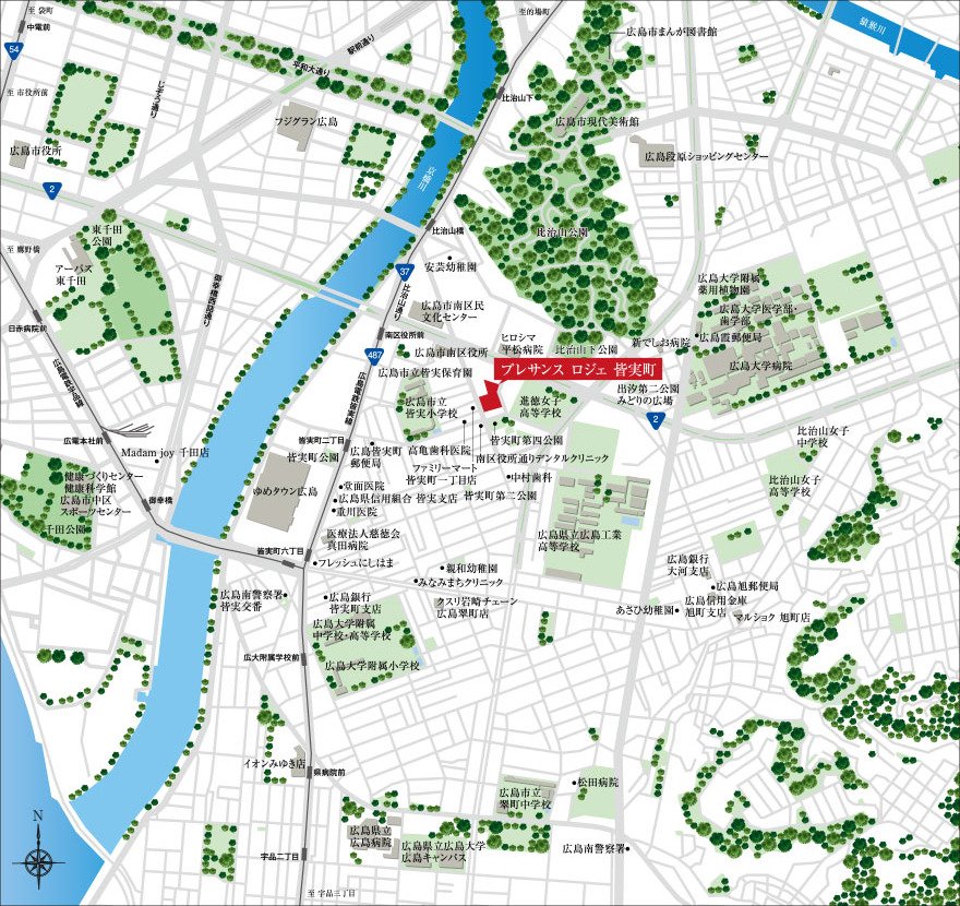 現地案内図
