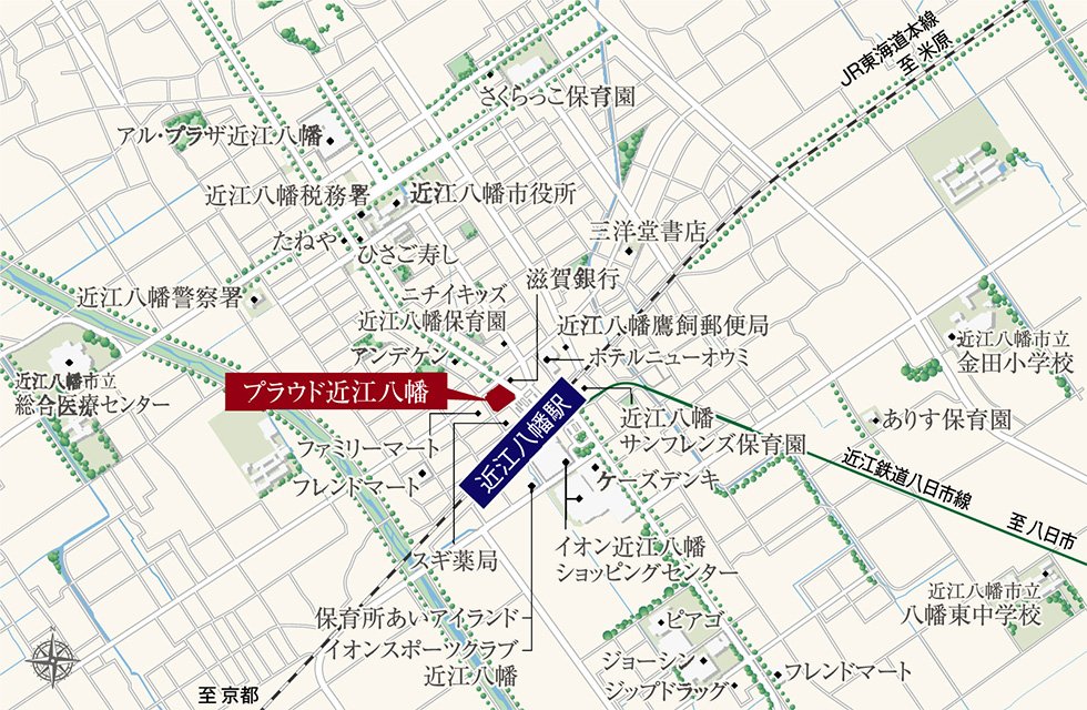現地案内図