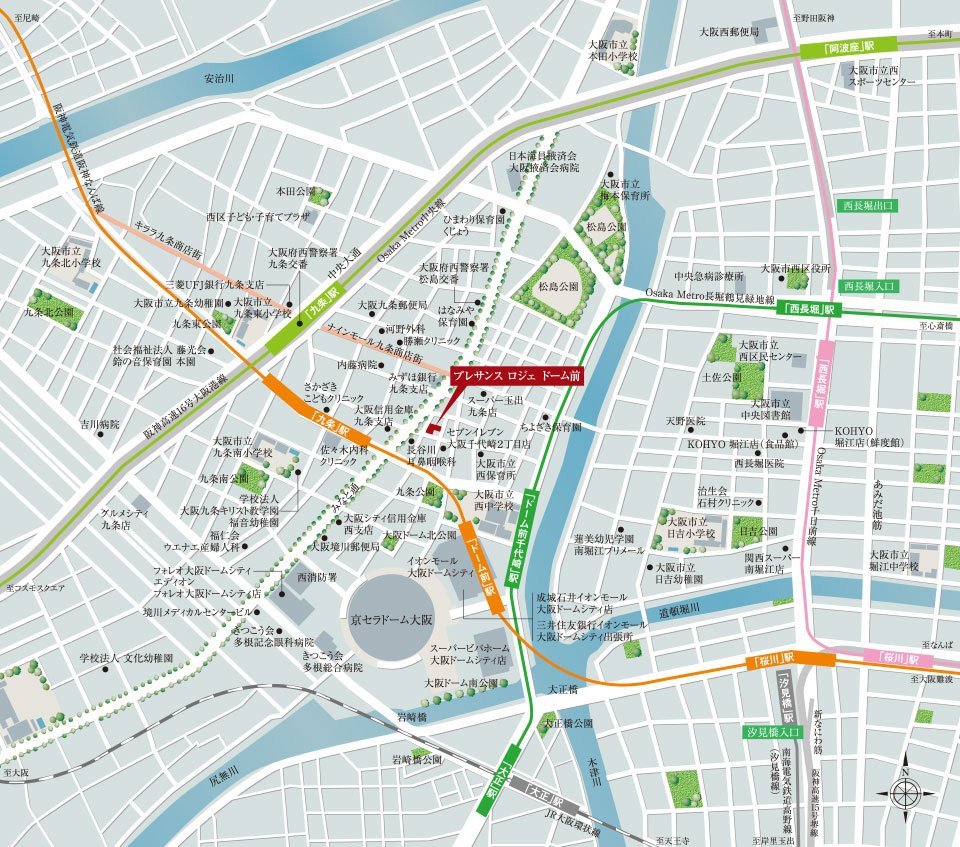 現地案内図