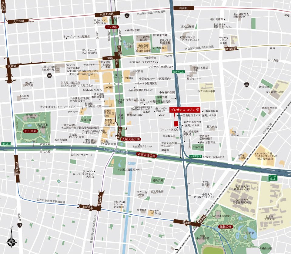 現地案内図
