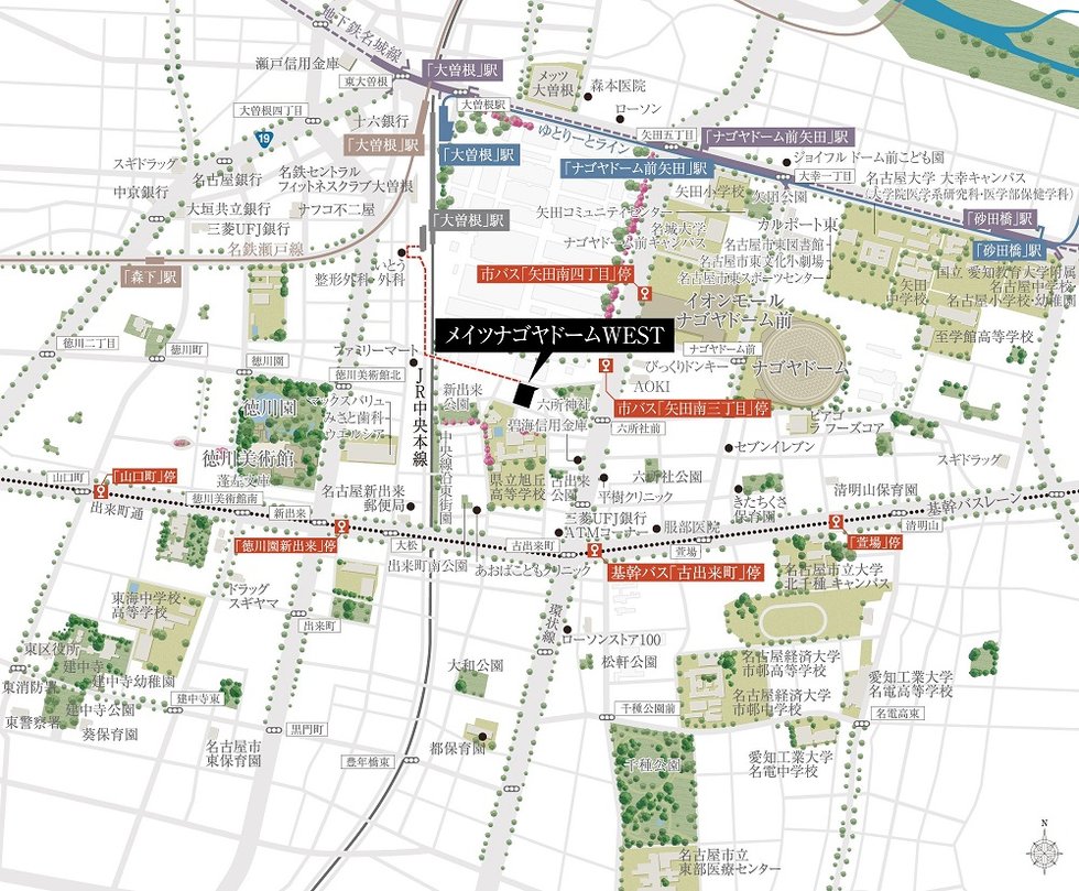 現地案内図