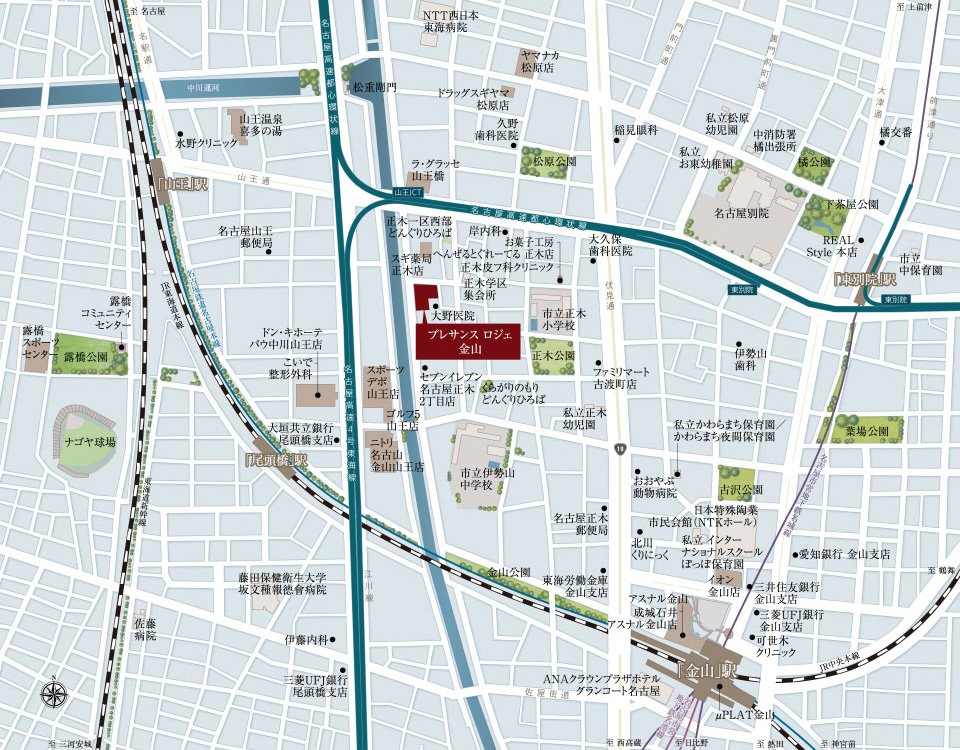 現地案内図