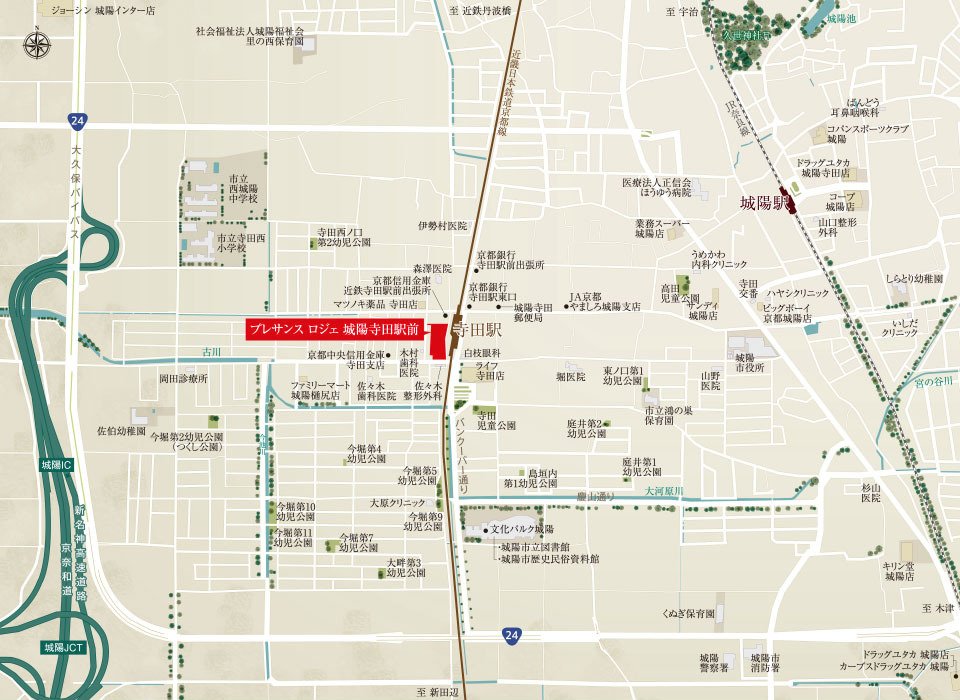 現地案内図