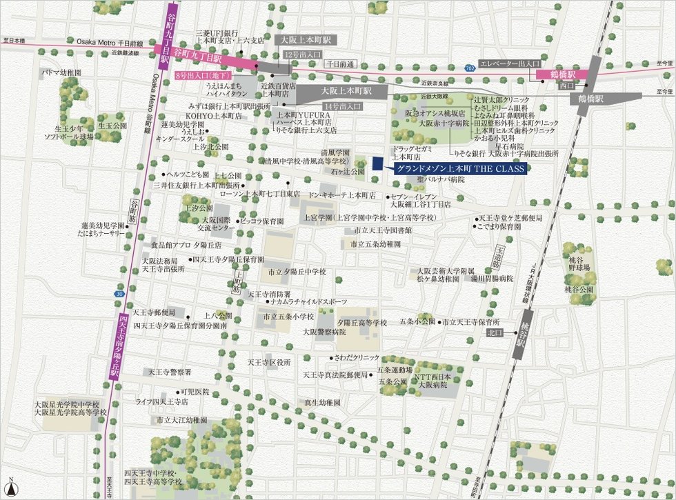 現地案内図