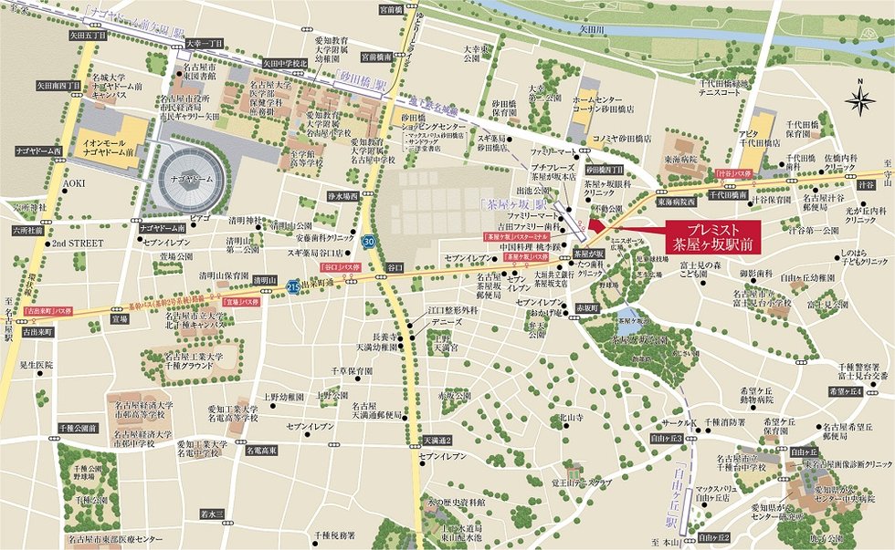 現地案内図