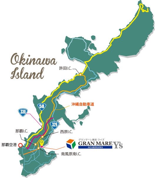 現地案内図(広域)