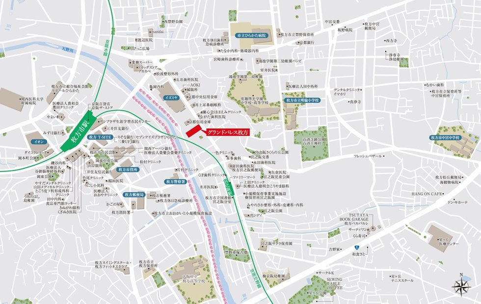 現地案内図