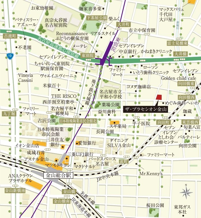 現地案内図