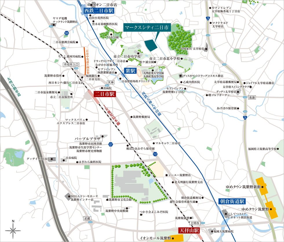 現地案内図