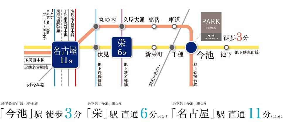 SUBWAY ACCESS
時間を気にせずスマートアクセス。
