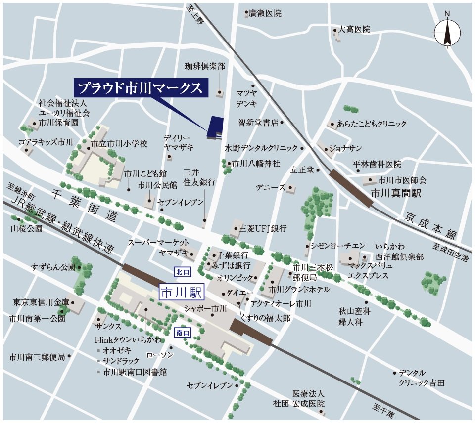 現地案内図