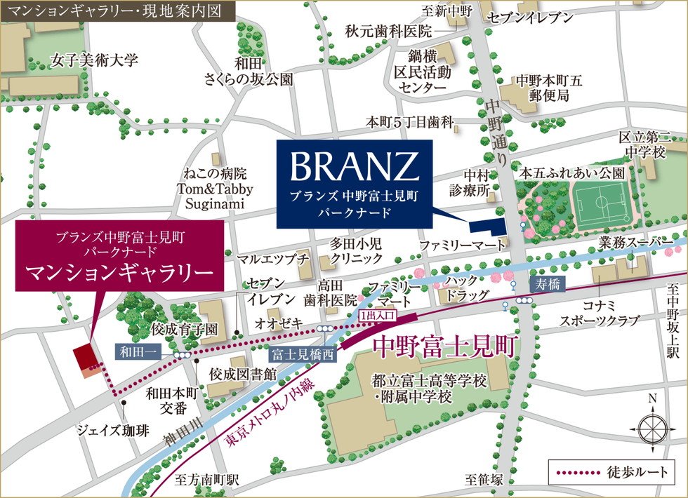 マンションギャラリー案内図