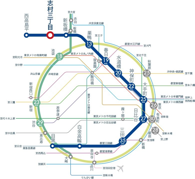 電車アクセス図