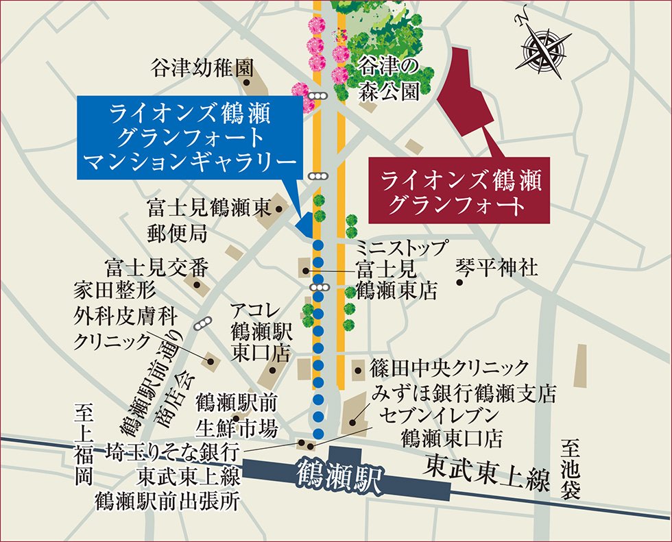 マンションギャラリー案内図