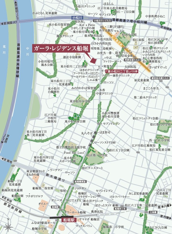 現地案内図