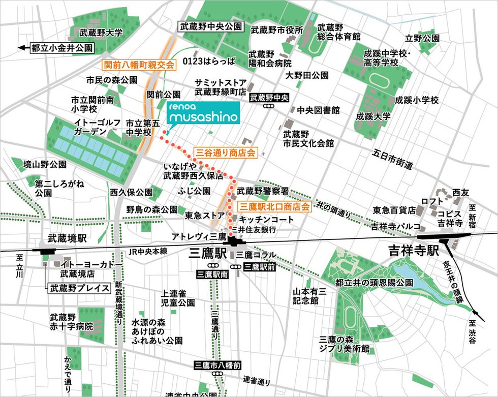 現地案内図