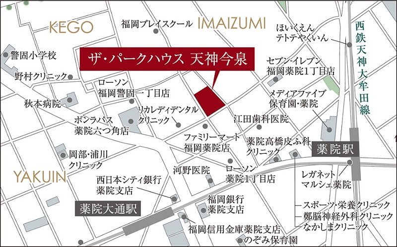 現地案内図(拡大図)