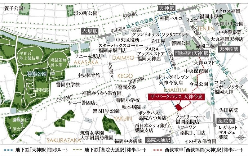 現地案内図