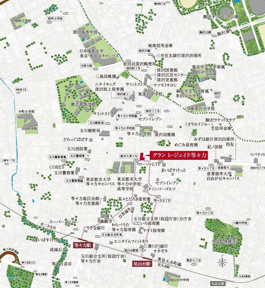 現地案内図