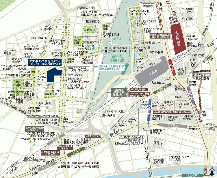 現地周辺地図